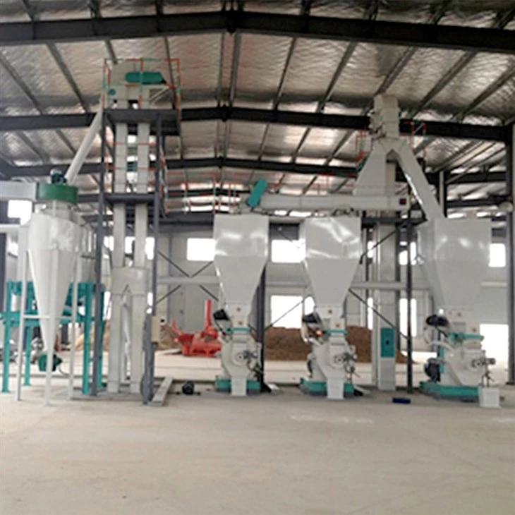wood pellet line